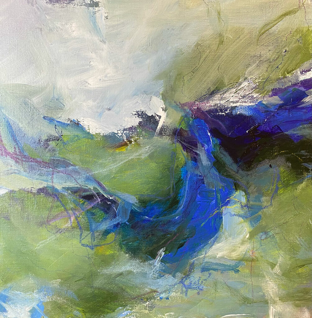 Sea Bed 2 Painting by Marian Keeler